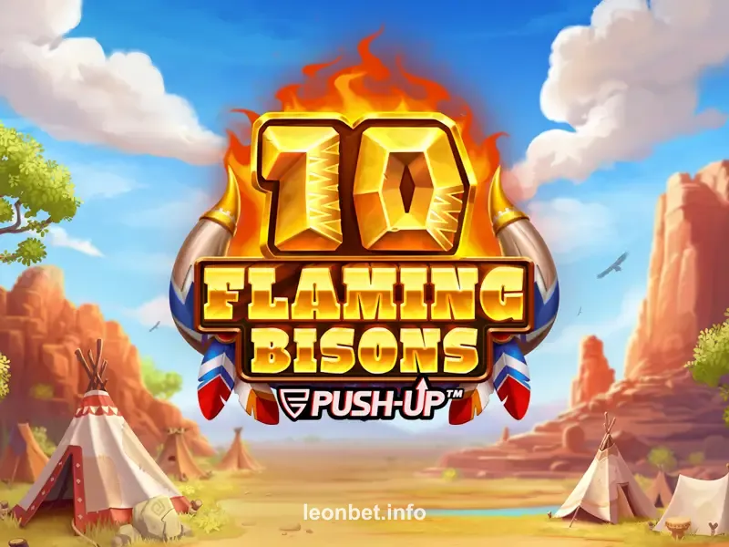 10 Flaming Bisons Leonbet